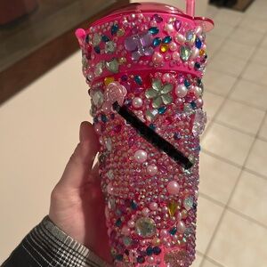 Rhinestone tumbler 18 oz (made to order)